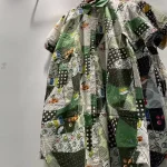Fall clothes 2025 women Japan style harajuku fashion cartoon print dress 100% cotton short sleeve shirt dress