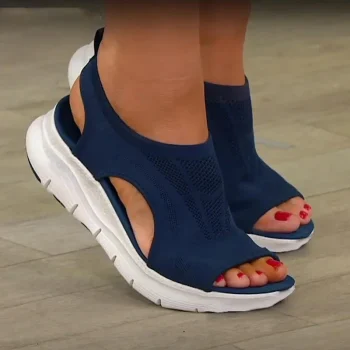 Women Summer Shoes Mesh Sandals 2025 Platform Beach Sandals Open Toe Wedge Sandals Roman Sandal Light Women Casual Sneakers New
