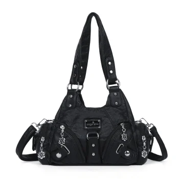Women's Vintage Shoulder Bag Multi-functional Pu Tote Bag Fashion Messenger Bags Purses and Handbags