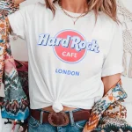With Lettering Perfect Spring & Summer London Fashion Women'S Graphic T-Shirt - Beige Casual Sleeve Crew Streetwear Tops Tees
